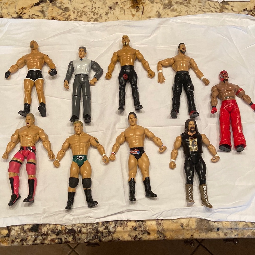 Vintage 1999-2005 WWE Jakks Pacific  Action Figures 7"